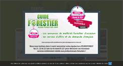 Desktop Screenshot of guide-forestier.com
