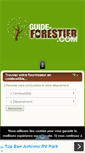 Mobile Screenshot of guide-forestier.com